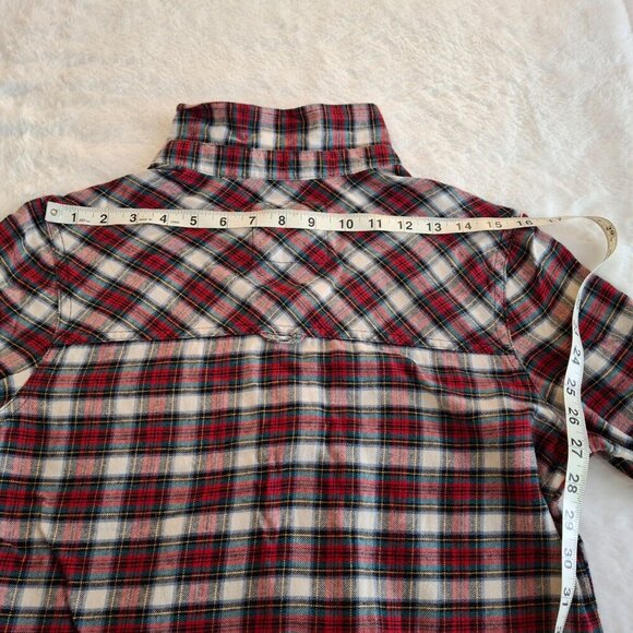 Abercrombie & Fitch Plaid Button Down Shirt Sz M Flannel Western Preppy 90s Y2K - Picture 15 of 15